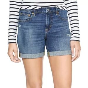 Distressed Denim 5" Shorts